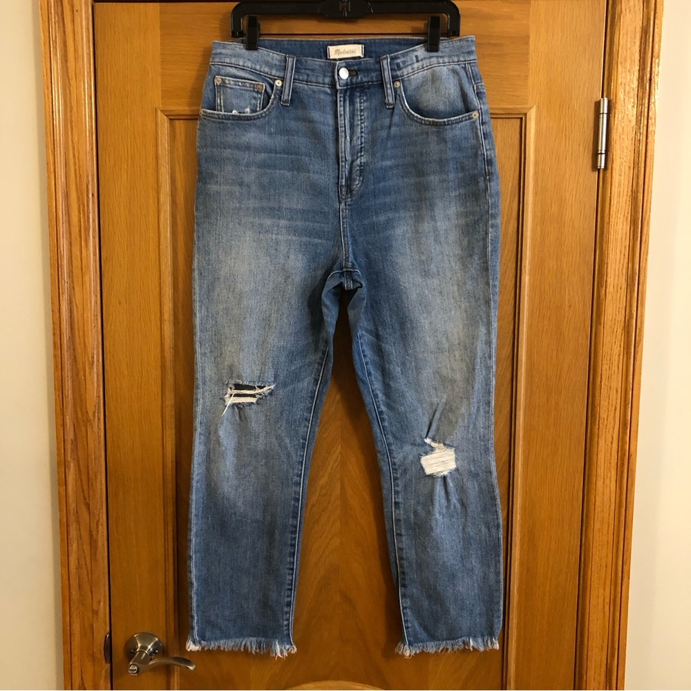 Madewell The Perfect Vintage Jean in Parnell Wash: Comfort Stretch Edition Sz 31